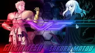 M.U.G.E.N gilgamesh vs sakura matou