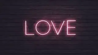 Love Neon Sign, Neon Love Sign, Lovely Neon Sign