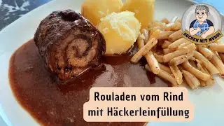 Rouladen vom Rind  mit Häckerleinfüllung