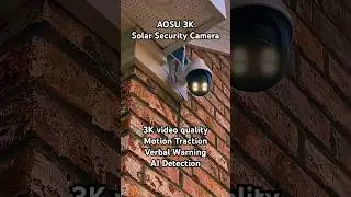 AOSU 3K Solar Security System Camera 