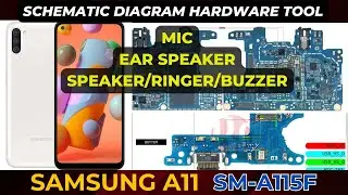 Samsung A15 SM-A155f Speaker / Buzzer / Ringer and Mic problem | Schematic Diagram | DMR SOLUTION