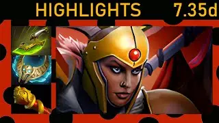 ⭐ New Patch 7.35d Legion Commander 30+ K/A! Offlane Highlights - Dota 2 Top MMR