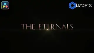 How to make a Cinematic Eternals Style Title In Davinci Resolve Fusion | Free Version