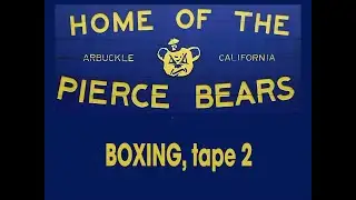1977 Pierce High School Boxing Video #2