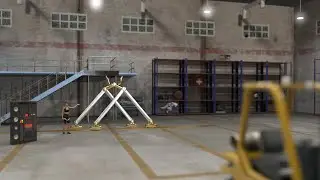 Over the Shoulder - Gymnast and Robot Animation Project #1 (Setting up the Scene)