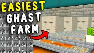 INSANE GHAST Farm in Minecraft Bedrock 1.21!