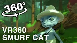 360° VR Smurf Cat