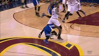 LEBRON JAMES & DRAYMOND GREEN TUSSLE DURING GAME 4 OF 2016 NBA FINALS