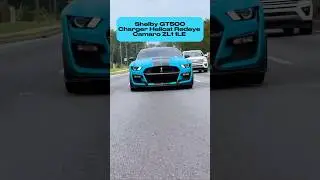 Shelby GT500 vs Charger Hellcat vs Camaro ZL1 🏎️
