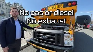 Look mom, no tailpipe! In depth tour of DATTCO's electric school bus from Middletown Connecticut.