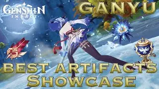 BEST ARTIFACT BUILDS FOR GANYU COMPARISON & SHOWCASE| Genshin Impact