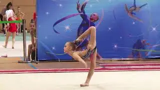 Третьякова Полина 2013 г.р., художественная гимнастика сореванования Хрустальная Ника 02.02.2020 г.