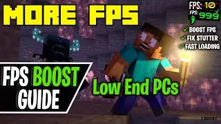How to Increase FPS in Minecraft | FPS Boost/LAG and Stutter Fix | Config Files