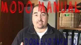 Modo Manual en fotografía. Doblejotafoto