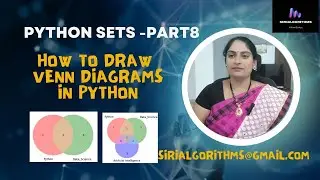 31. How to draw Venn diagrams with python -Sets