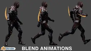 Blend Mixamo Animations in Blender 3D