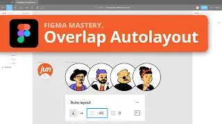 Figma Tips ⚡ - Overlap with Autolayout