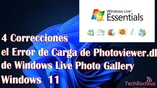 4 Correcciones el error de carga de photoviewer.dll de Windows Live Photo Gallery