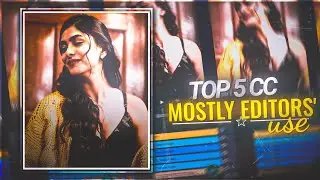 Top 5 CC Mostly Editors' USE💀⚡  | Preset & XML File | Alight Motion | Fultan Black |