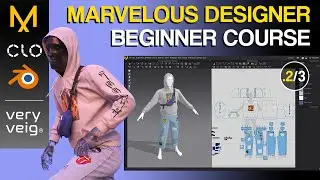 Marvelous Designer Beginner Course - Part 2 - Creating an Outfit