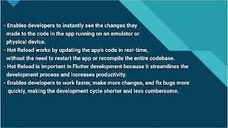 Flutter Interview Preparation for Begineer  | Part 2 | Flutter | Hot Reload | State Management