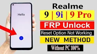 Realme 9 Frp Bypass / Realme 9 Google Account Remove / Without PC 100%