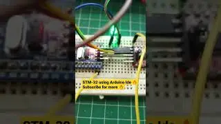 getting started with STM32 using Arduino ide 🔥 led blink with STM32 