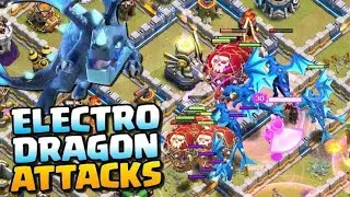 ELECTRO DRAGON SPAM ATTACKS INSANE VALUE #clashofclans #coc