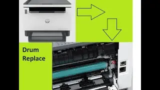 Replace the Drum in HP Laser Tank 1020w / MFP M1005w / M2606 Printers. 