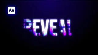 Hi-Tech Text Reveal Animation in After Effects - After Effects Tutorial - Most Unique Way to Reveal