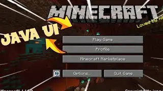 JAVA UI TEXTURE PACK FOR Minecraft PE