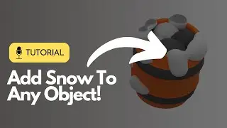 How To Add Realistic Snow in Blender 3.4 | Blender Tutorial