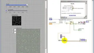 Simulation and visualization: Visualize the error bitstream as a binary image