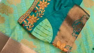 Easy and Beautiful puff sleeve design cutting and stitching for blouse