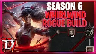 Diablo 4 Season 6 NEW WHIRLWIND ROGUE Dance of Knives Build Guide : Poison Version Vessel of Hatred
