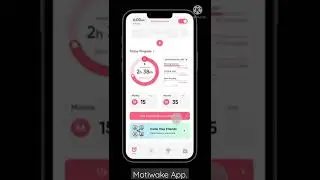 Motiwake App UI Design. made with figma.