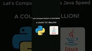 Python vs Java Speed Test #shorts