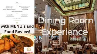 We rate & review dinner on QM2