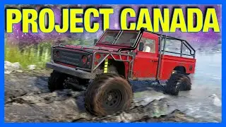 Snowrunner : ULTIMATE Defender 110 Customization!! (Snowrunner Project Canada)