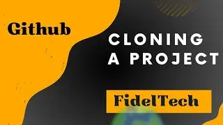 How to clone project from github repository