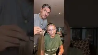 how to do the Bella Hadid middle part bun...the RIGHT way #shorts