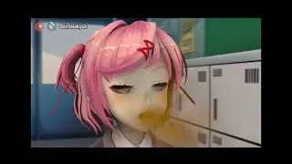 Natsuki infiated Yuri