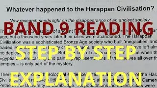 #IELTS-13||Whatever Happened To Harrapan Civilisation?Test-3||Academic READING PSG-3