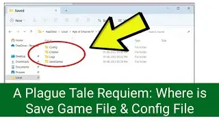 A Plague Tale Requiem Game Where Is The Save Game & Config Files Located On PC
