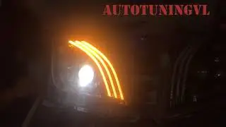 Фары LED на Toyota land Cruiser Prado 120