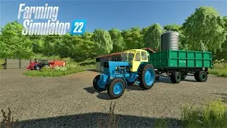 Farming Simulator 22 / Уборка овса / Разбрасывание извести
