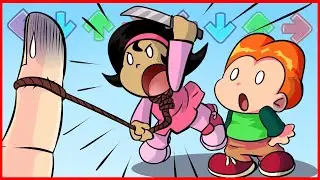 Anime Chibi Fnf vs Finger - Friday Night Funkin Animation - Pico & Nene