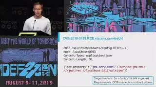 DEF CON 27 - Michael Stepankin - Apache Solr Injection