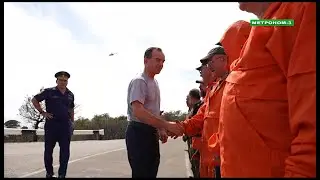 Губернатор Вениамин Кондратьев побывал на месте лесного пожара в Новороссийске