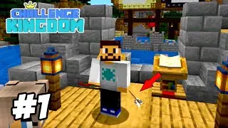 I survived ONE DAY in Minecraft.... Challenge Kingdom SMP #1